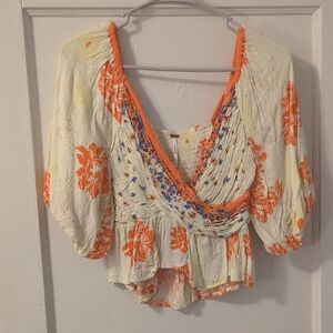 Floral Print Women's Top